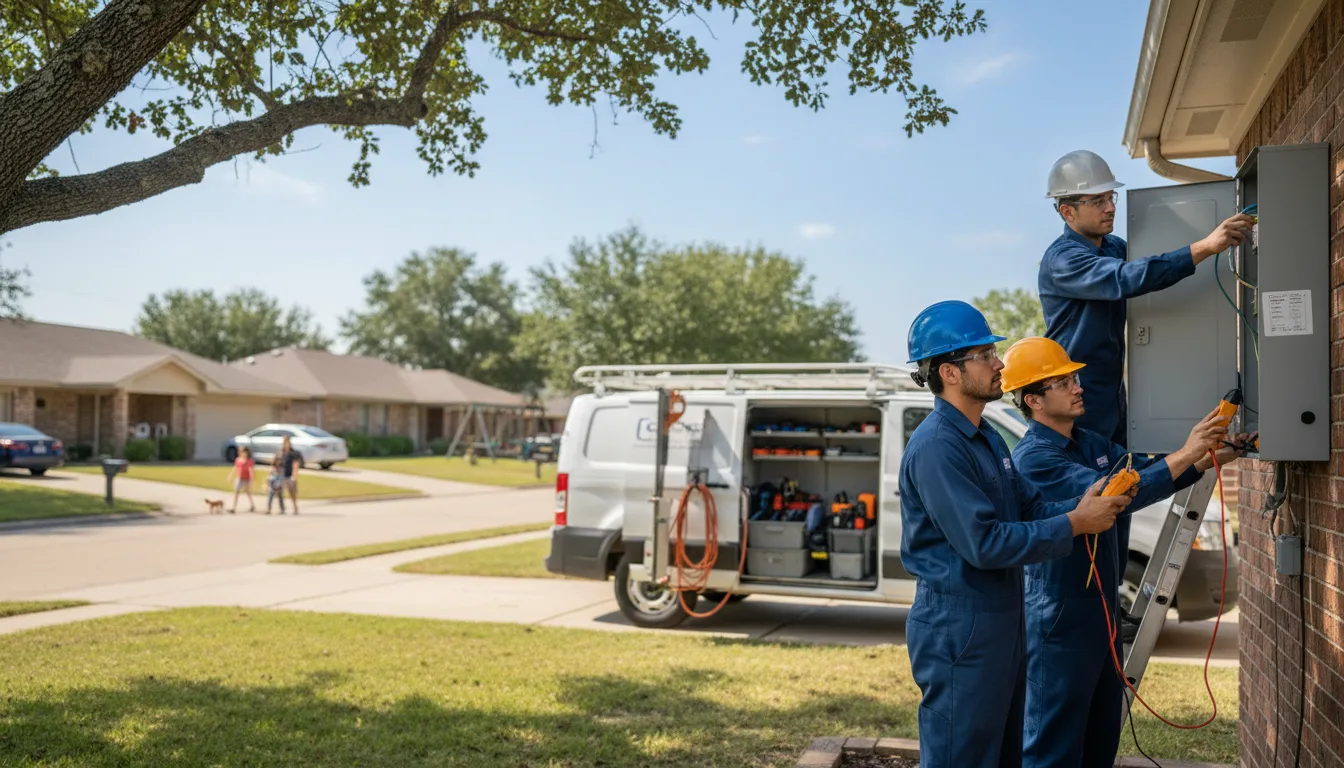 Certified electrician providing emergency electrical services in Urbana, IA